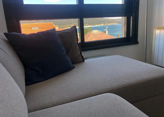 Refugio Climatico En Frente A La Playa Con Vistas Al Mar!! Appartement Finisterre